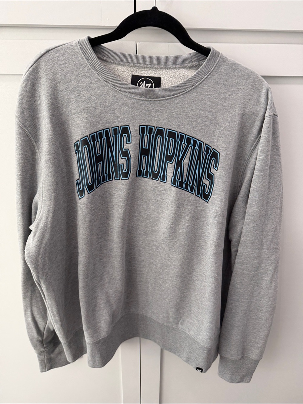 ’47 Johns Hopkins Blue Jays Crewneck Sweatshirt Gray Men’s XL